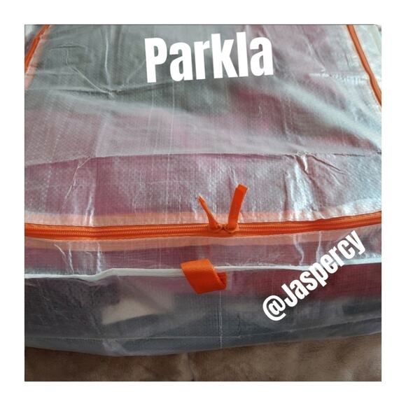 IKEA PÄRKLA - Set of Four (4) IKEA Roomy Sturdy Storage Reusable Case Tote Eco - Picture 9 of 14